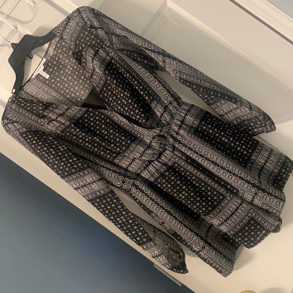 BCBGeneration black and white romper